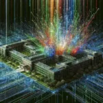 "Email security breach at a major public university - illustration depicting hackers accessing university email systems."