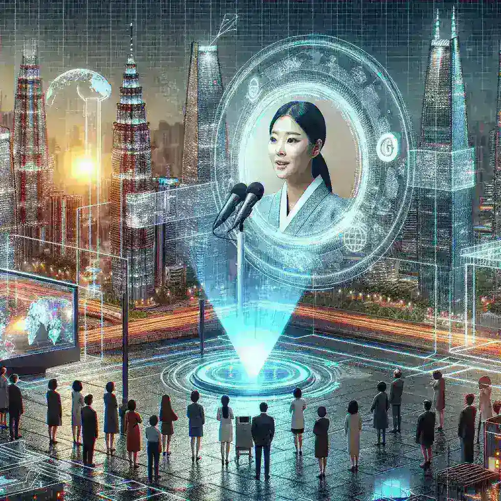 Coreia do Sul testa transmissão holográfica ao vivo via 6G